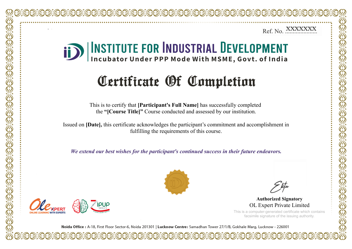 Demo Certificate